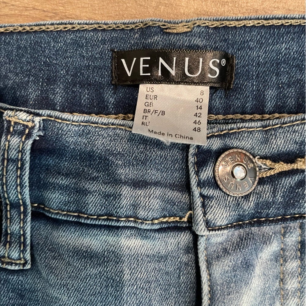 Venus Distressed Patchwork skinny Jeans - Picture 2 of 5